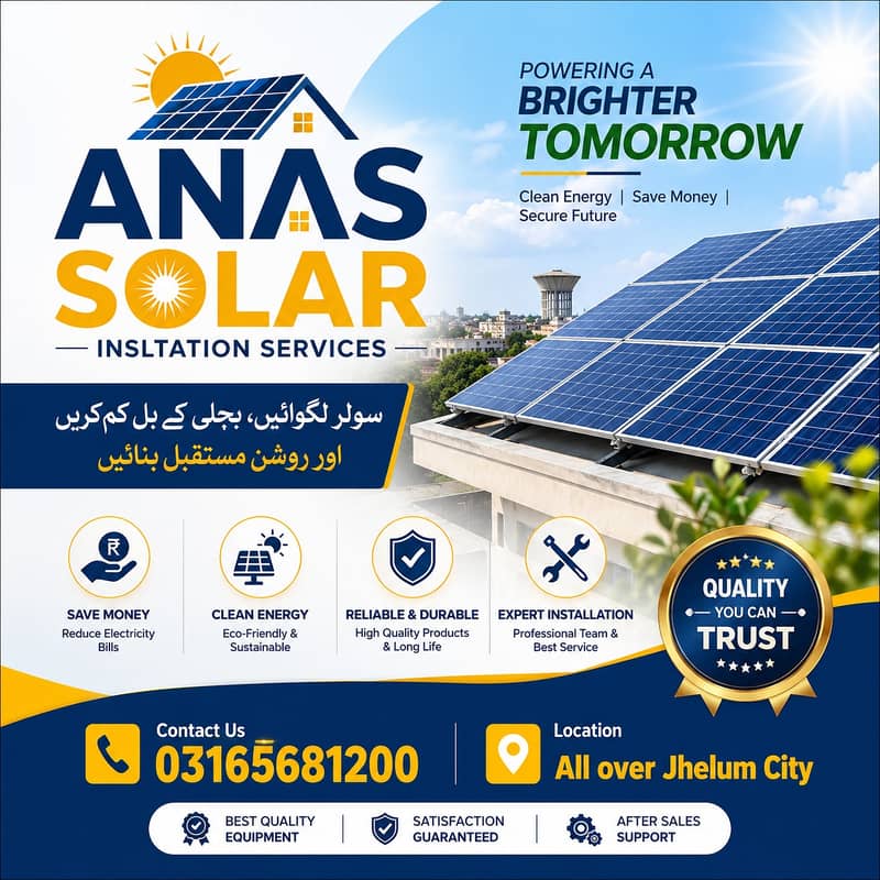 Solar Installation | Electrical Wiring | Solar Structure & Maintenance 0