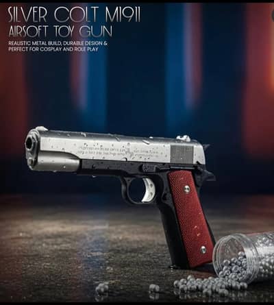 Realistic Colt 1911 Meta Gun for Kids