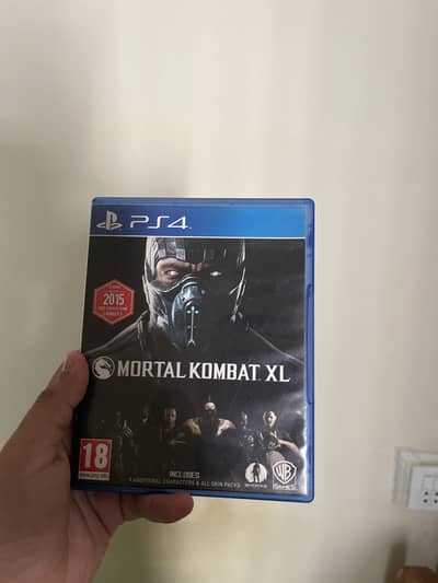 Mortal Kombat XL ps4 game cd disk