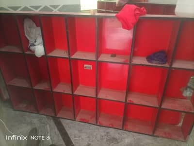 Racks and front table for shop