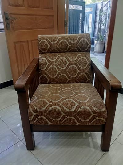 Sofa set for sale made of genuine wood