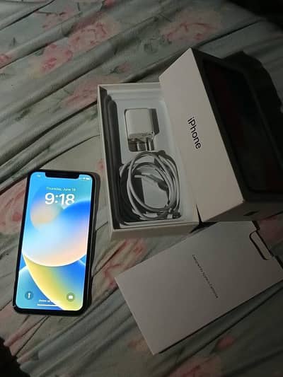 iphone x 256GB  (no open no repair) (PTA approved) all ok