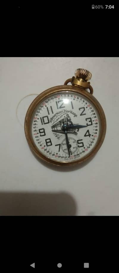 antique pocket watch off condition service required