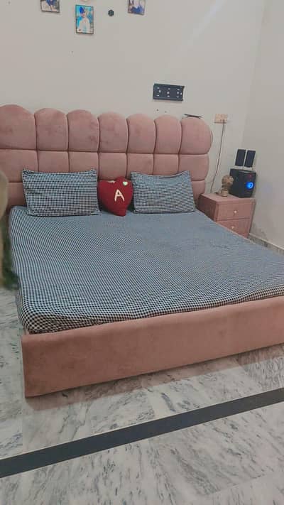 Bed Set. Dressing And Side Tables.