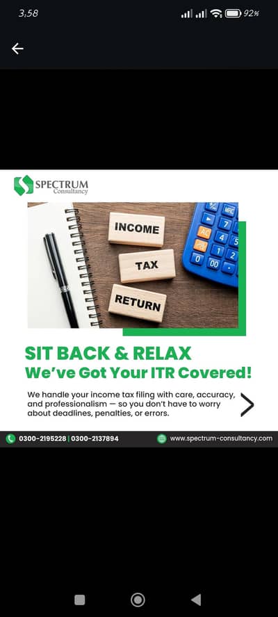 professional tax, accounting & business consultancy services