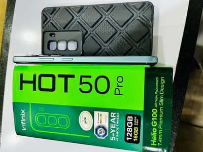 Infinix Hot 50 Pro 8GB 128GB Glacier Blue Color