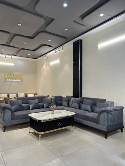 L shape sofa/corner sofa/7 seater sofa set/sofa set/modern sofa set