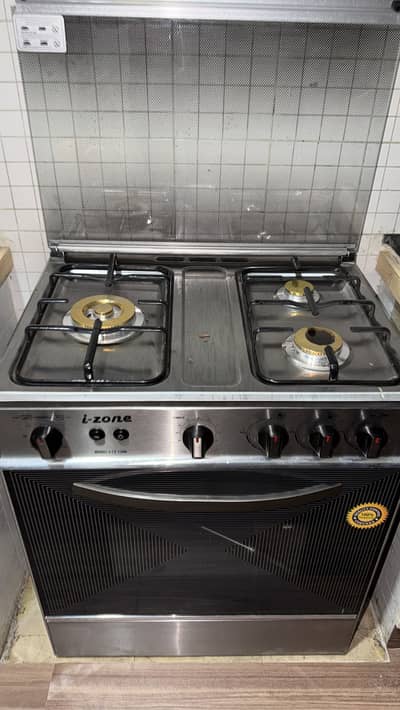 Izone 3 Burner Cooking Range – Gas Stove with Oven