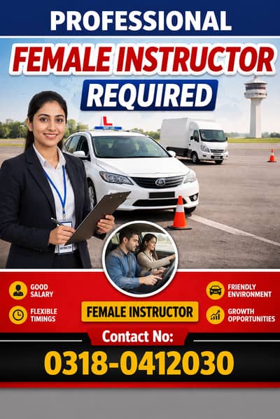 Female Driving Instructor required