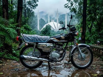 Honda CG-125 Special Edition (Chrome) - Brand New, Only 6 km Driven!