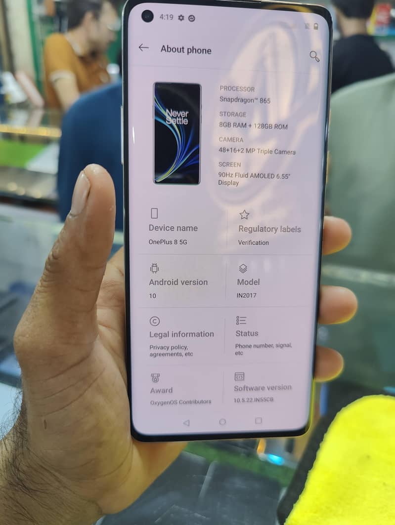One Plus 8 5