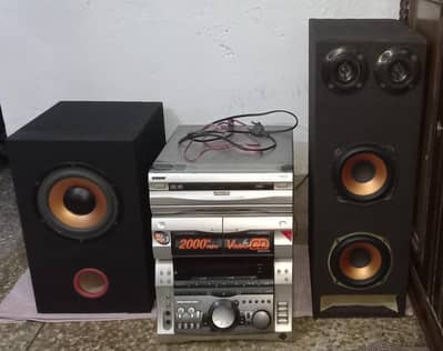 Edifier Subwoofer And Kenwood Woofer