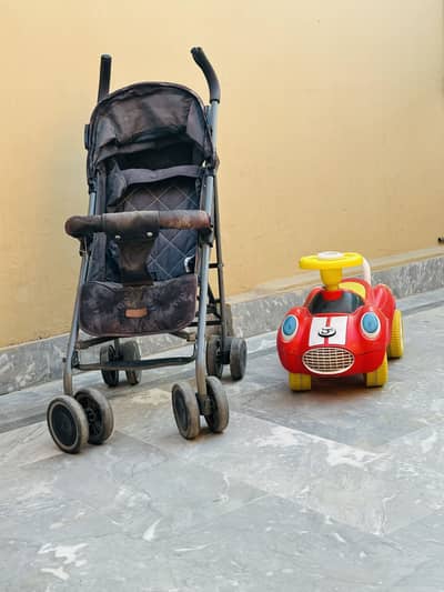 Baby stroller and baby car