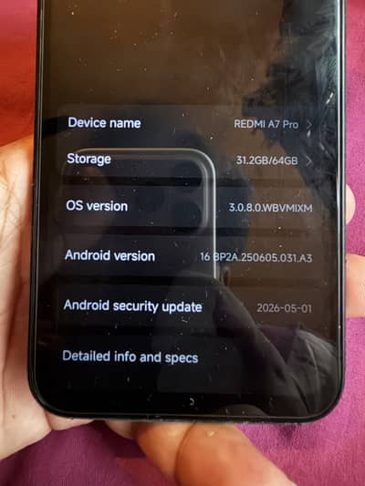 Redmi A7 pro