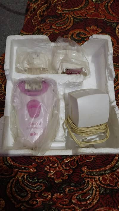 Braun epilator for hair remove