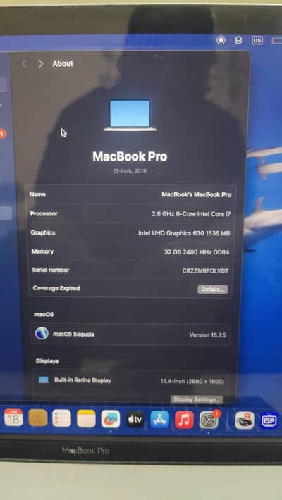 MacBook Pro 15-inch (2019) – i7 | 32GB RAM