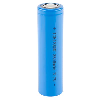 5 pcs Lithium battery cell rechargeable2600 mah