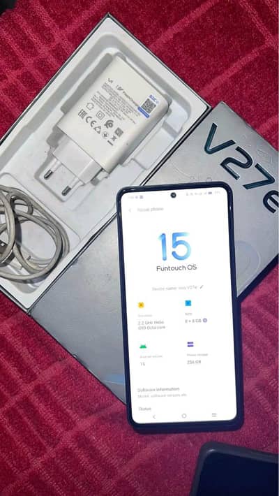 Vivo V27e 12GB RAM 256GB memory PTA approved 0324=8193=404