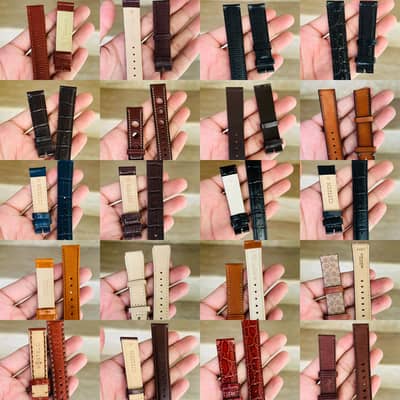 16,18,20,22,24,26 size Branded leather straps For Wrist Watch
