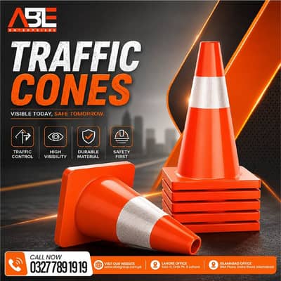 Plastic and Rubber Traffic Cones