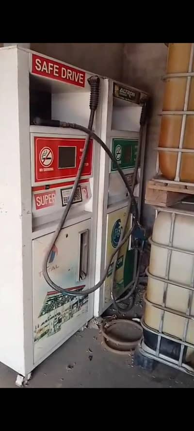 two petrol machines with tanks for sale