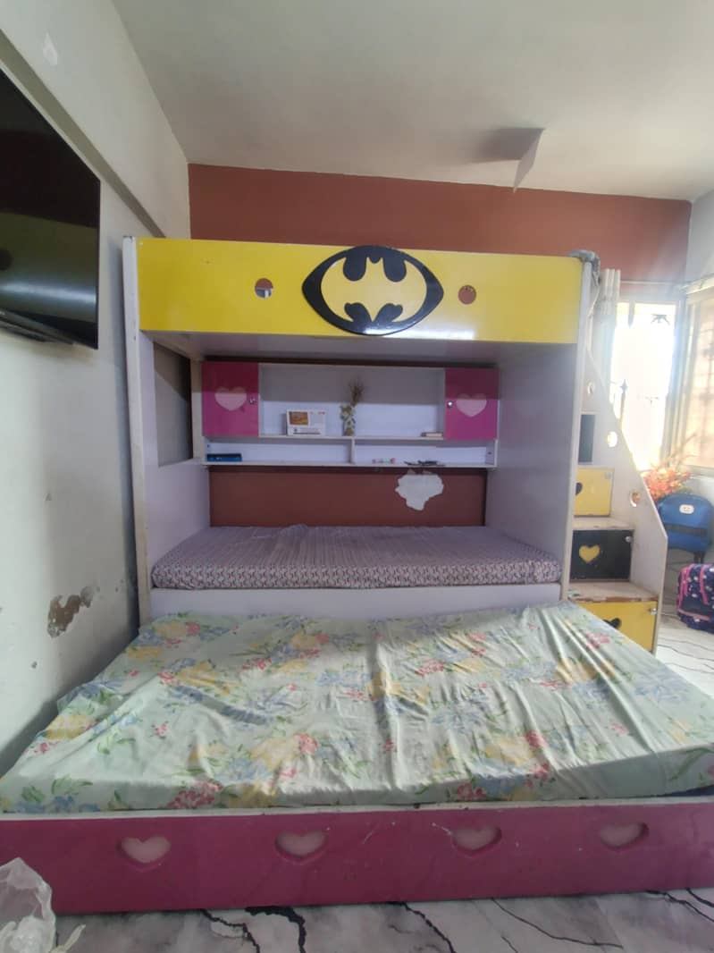 bunk triple bed 2