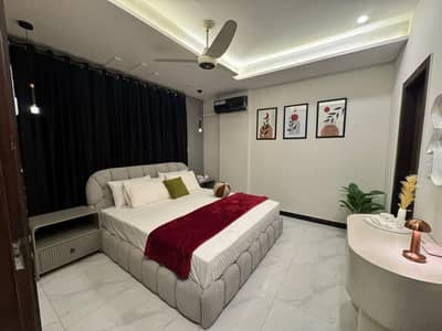 One bedroom apartment per day available Gulbug green Islamabad lukurya furnished apartment