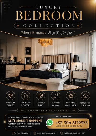 Bed With Side-Tables