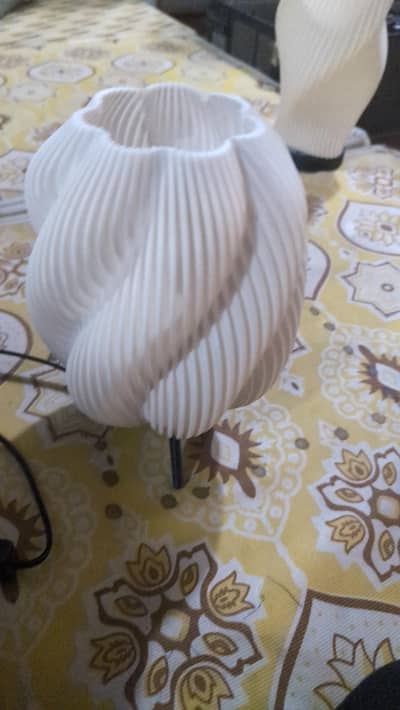 twisted wave lamp