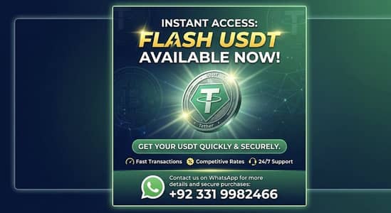 Flash USDT available no demo but proofs will be shown +92/3319982466