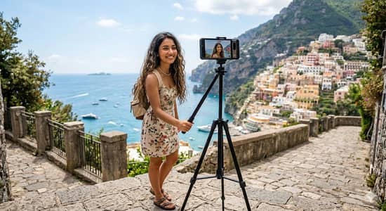 tripod selfie stick black ABS plastic