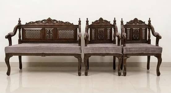 Sheemsham Wood Traditional Sofa Seats