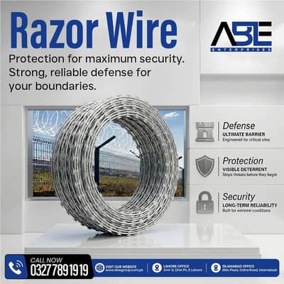 Razor Wire Barb wire Mesh wire