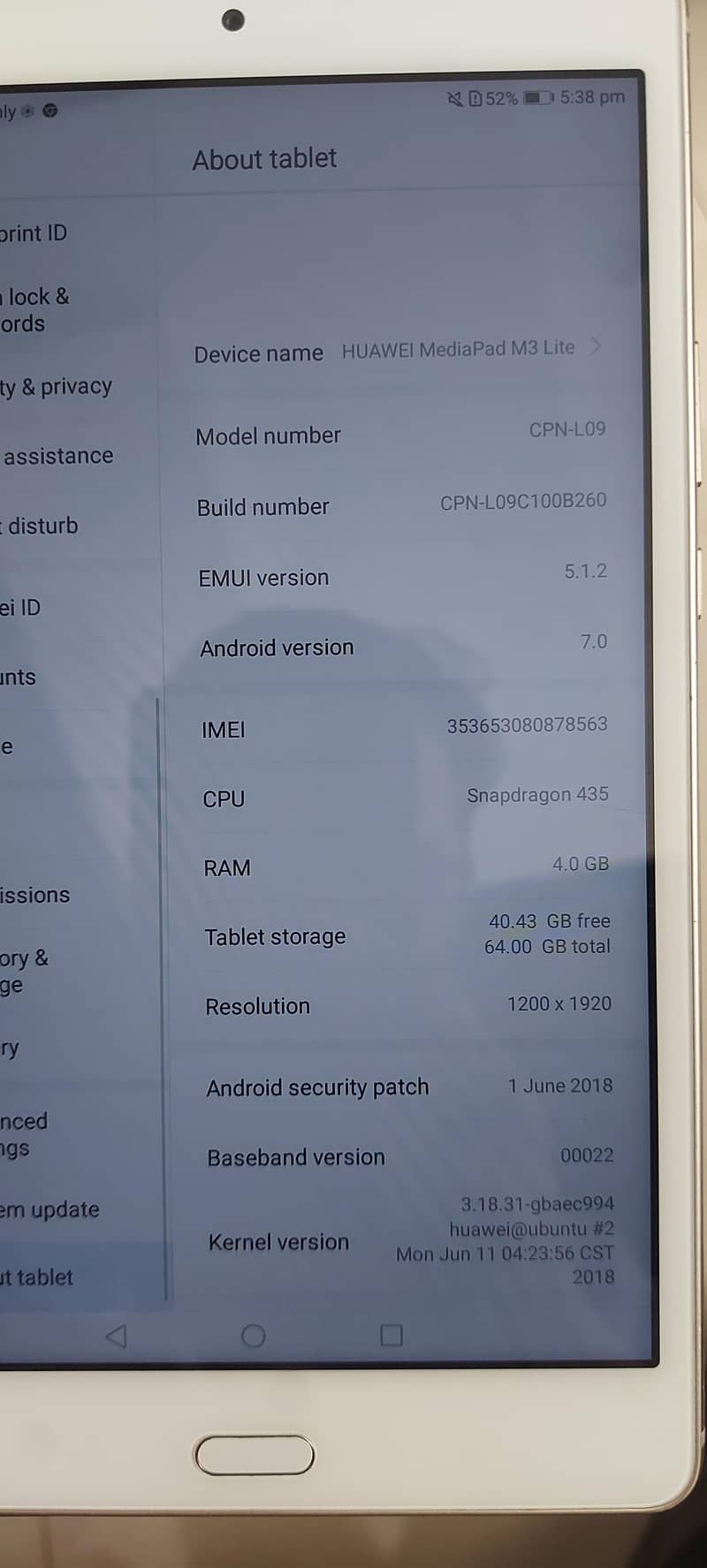 Huawei M3 Lite Tablet 0