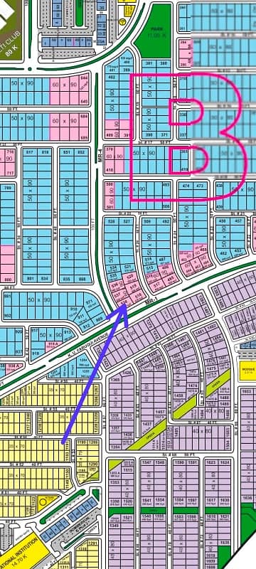 24 Marla Residential Plot Not: 538 Double Side MDR Corner plot For sale
