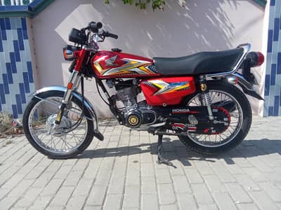 Honda CG 125 2024/25 open biometric full lash condition
