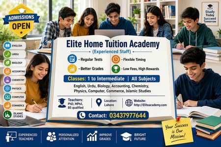 Elite Home tution academy lahore