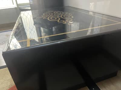 wood coffee table