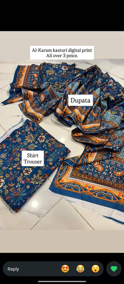 Brand New (Al Karam Kasturi lawn) unstiched