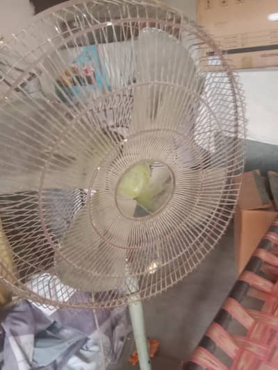 fane he stand fan chalta he Sahi bass Thora SA Ganda howa he
