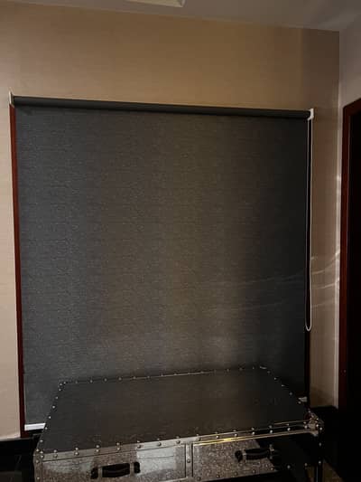 Grey brand new blind