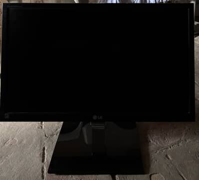 LG Flatron 24” LED Monitor | HDMI + VGA + DVI | Original Stand