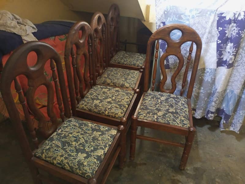 Dining table and chairs 2