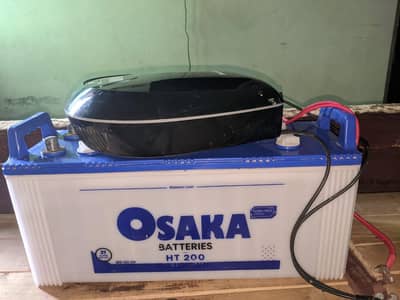 Alpine UPS + Osaka HT 200 Battery Set | 1.5 Months Used