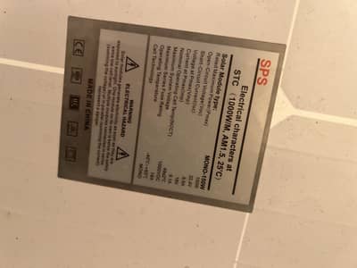 Sps solar panel like brand new