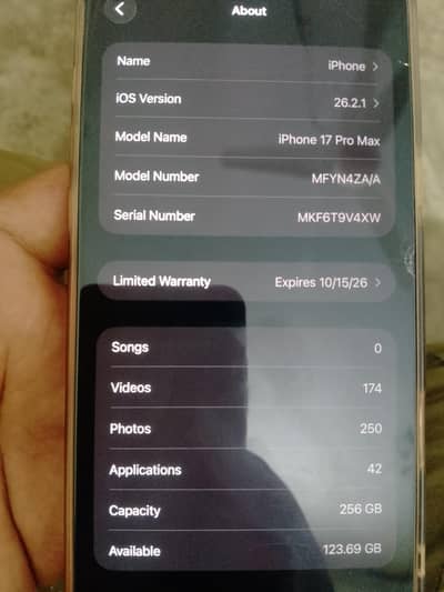 17 pro max with 4 months warranty