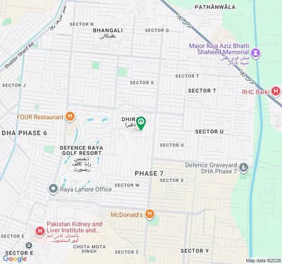 Residential Plot For Sale In Dha Lahore 1-Kanal Phase-7 Block-V