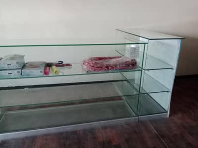 Premium Glass Display Counters Complete Set