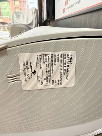 Haier solar hybrid……. Dc inverter