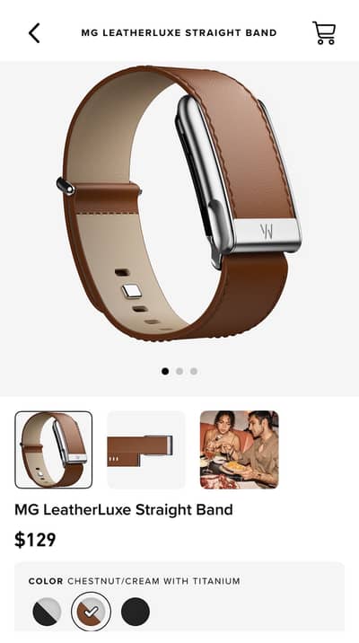 Whoop MG leatherluxe band
